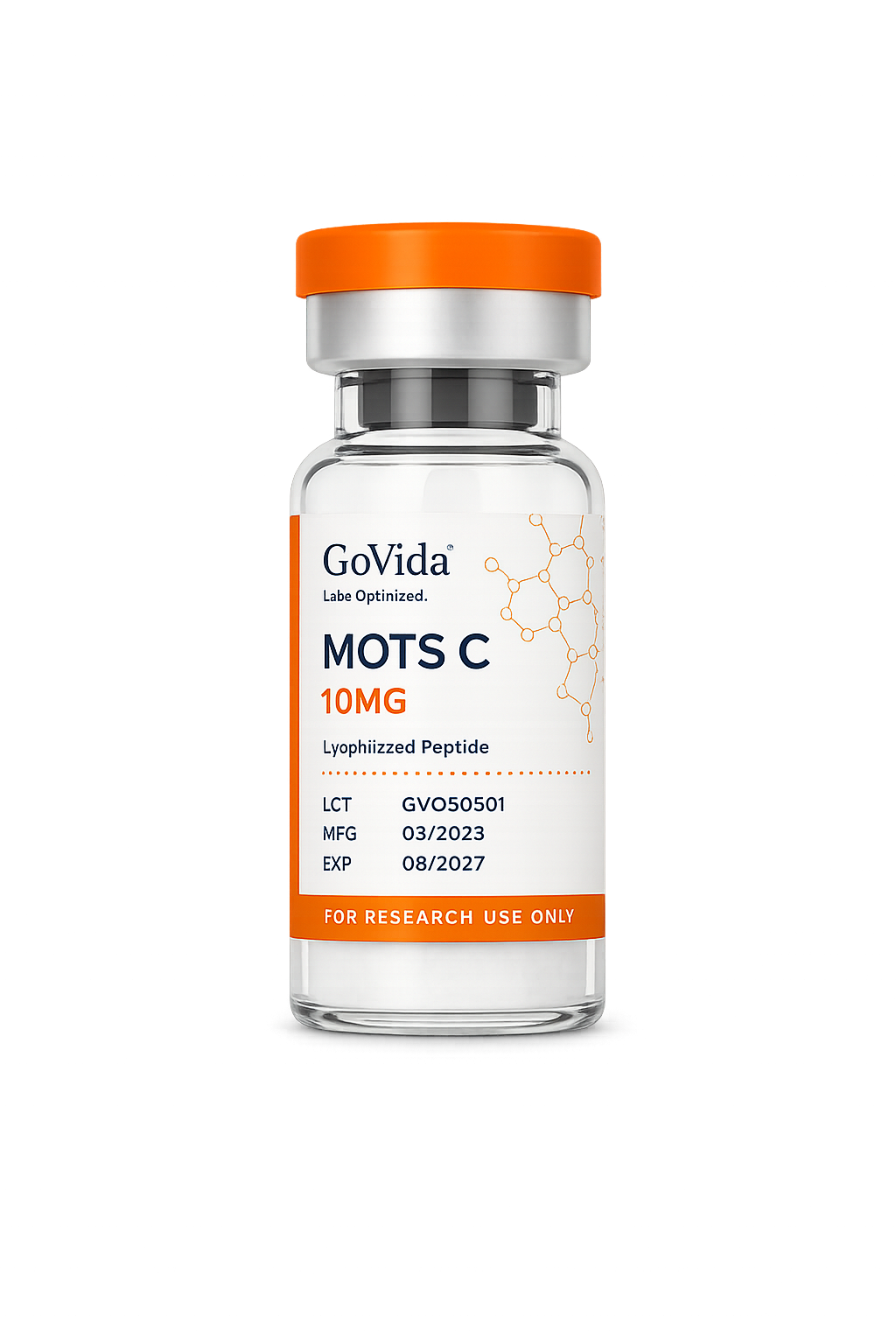 GoVida Labs MOTS-C 10MG research label