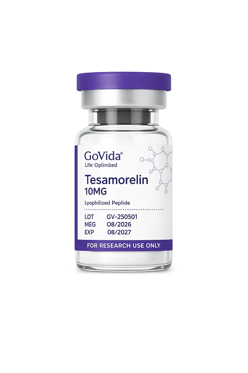 GoVida Labs Tesamorelin 10MG research label